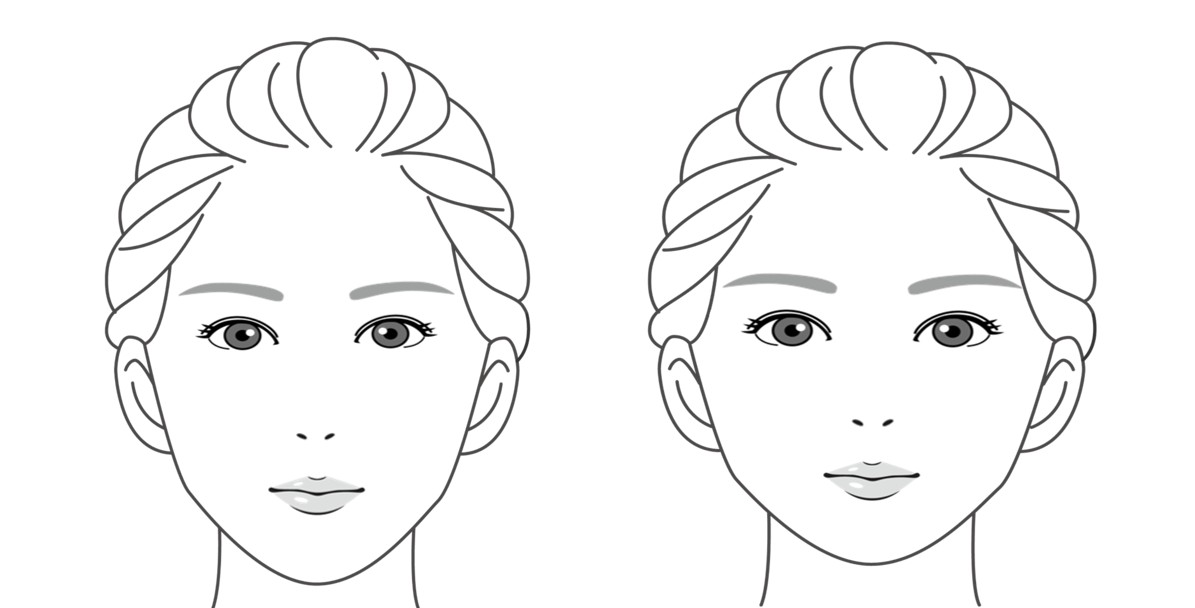 Q1 顔型の参考イラスト